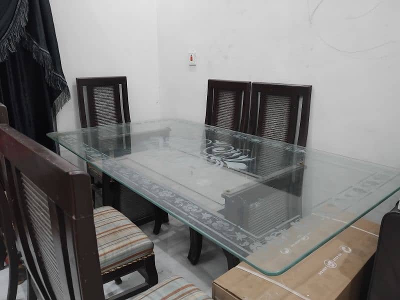 One table six chairs 2