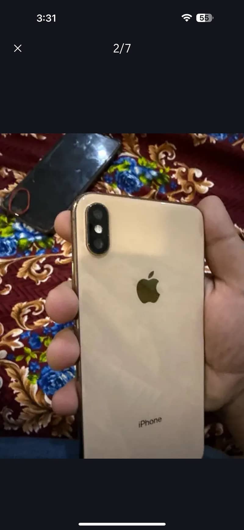 IPHONE XS MAX 256GB GOLD DUAL PHYSICAL PTA APPROVED WITHOUT PANEL 3