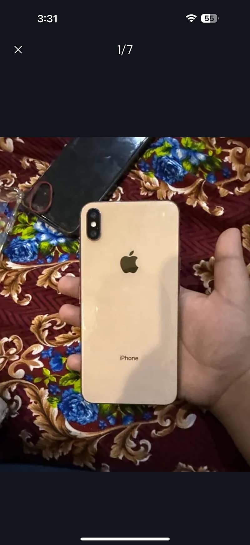 IPHONE XS MAX 256GB GOLD DUAL PHYSICAL PTA APPROVED WITHOUT PANEL 4