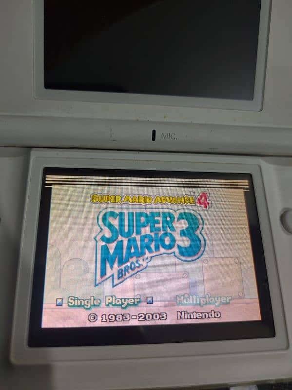 NINTENDO DS LITE WITH 2 CARTS ORIGINAL CHARGER POUCH BUILTIN GAME CART 6