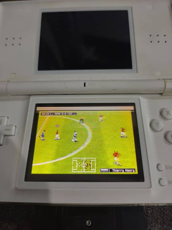 NINTENDO DS LITE WITH 2 CARTS ORIGINAL CHARGER POUCH BUILTIN GAME CART 13