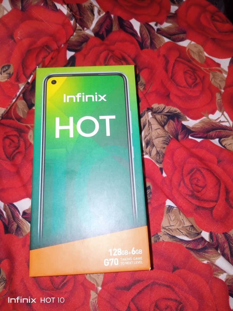 infinix hot 10 with box 6/128gb All ok original 4