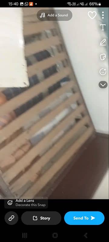 single pure wood bed 1