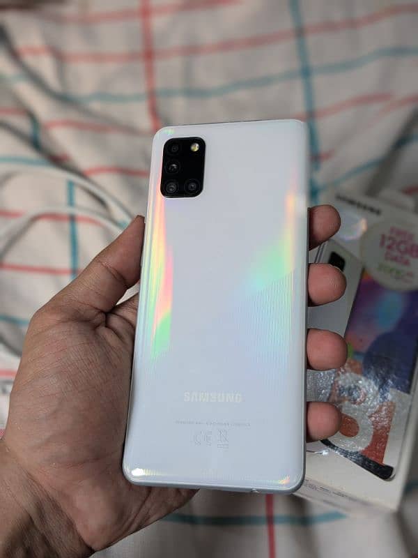 Samsung Galaxy A31 PTA Approved & condition like new 0