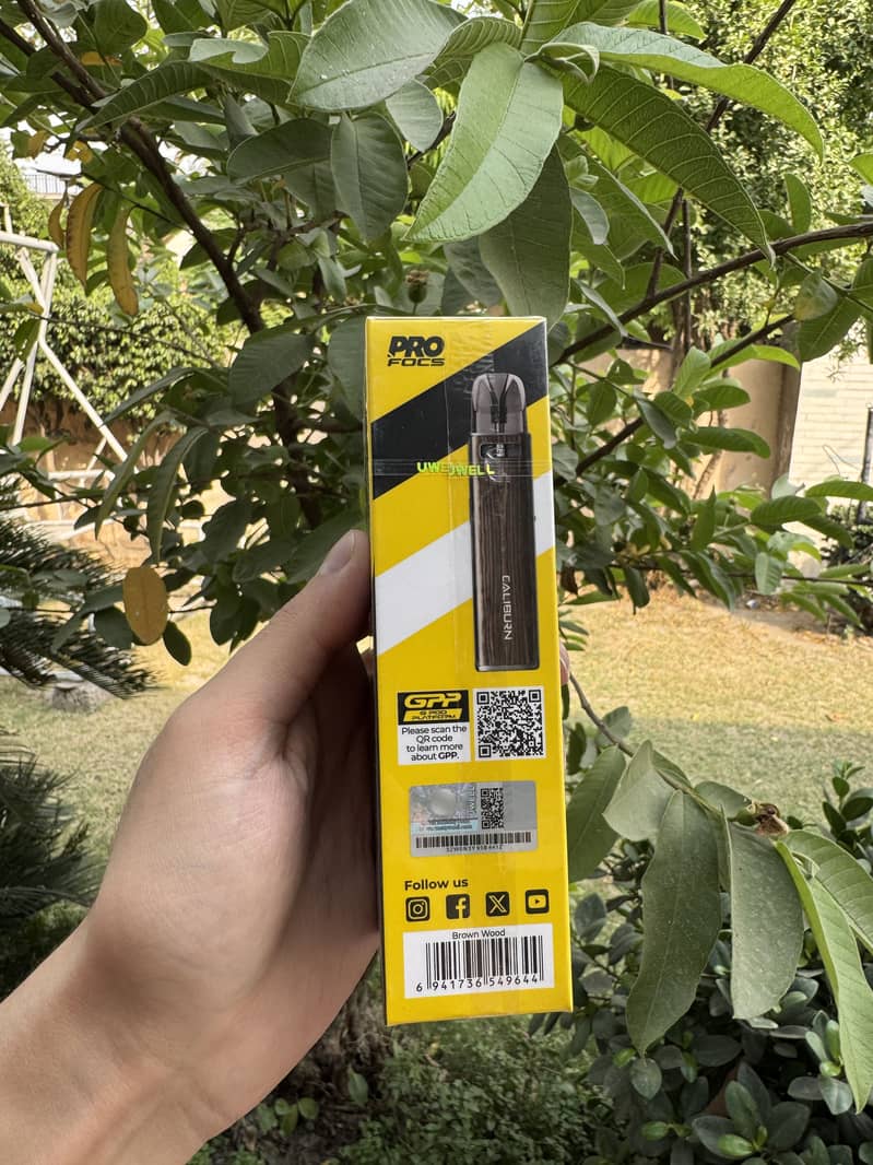 Caliburn g3 pro pod uwell box packed 2