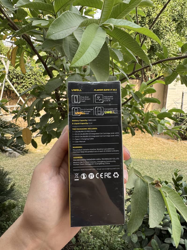 Caliburn g3 pro pod uwell box packed 1