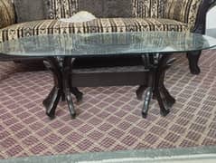 Three Centre Glass Table Set