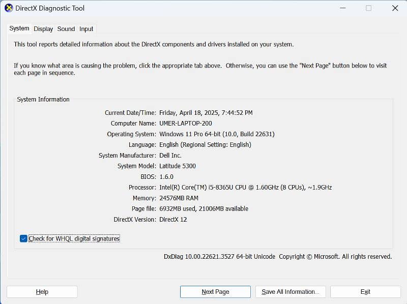 Dell Latitude 5300 (i5 8th Generation) 2