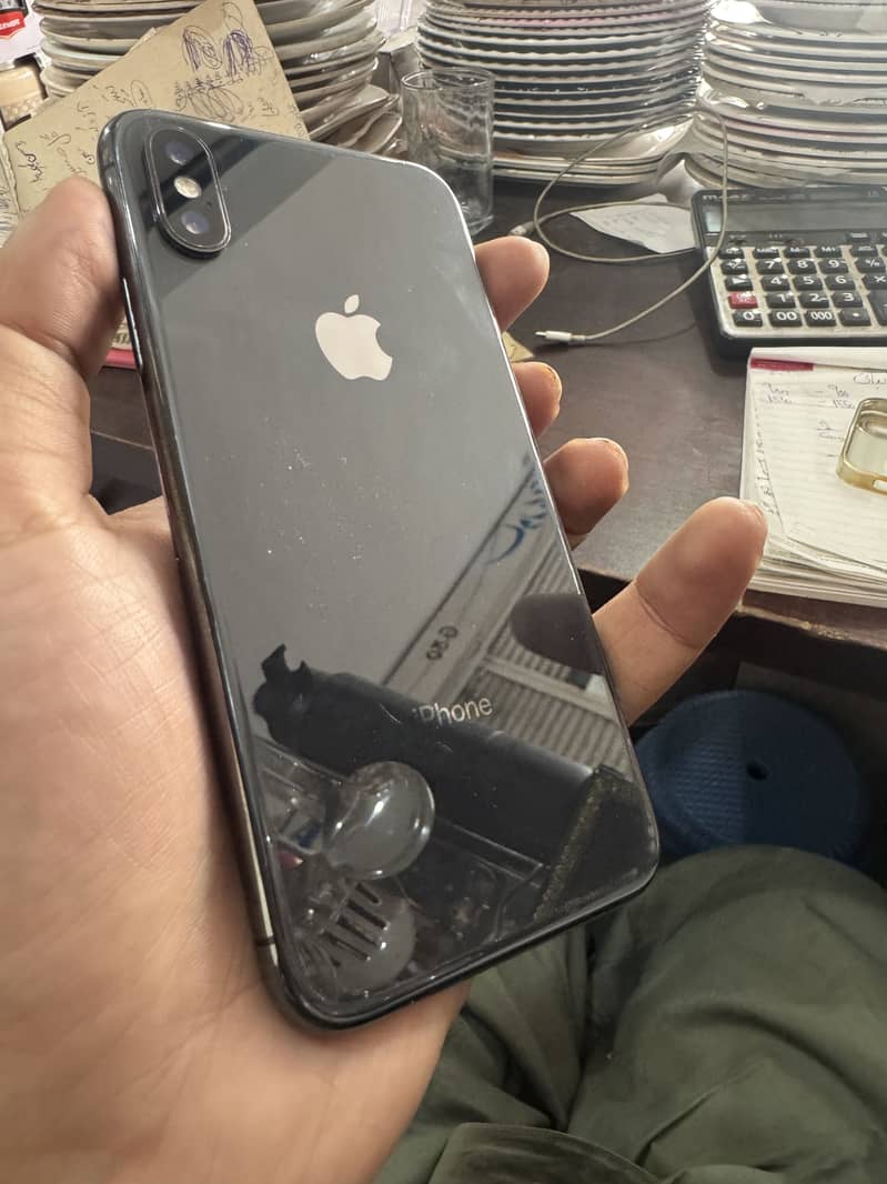 Iphone x 64gb original panel with box pta approved 3