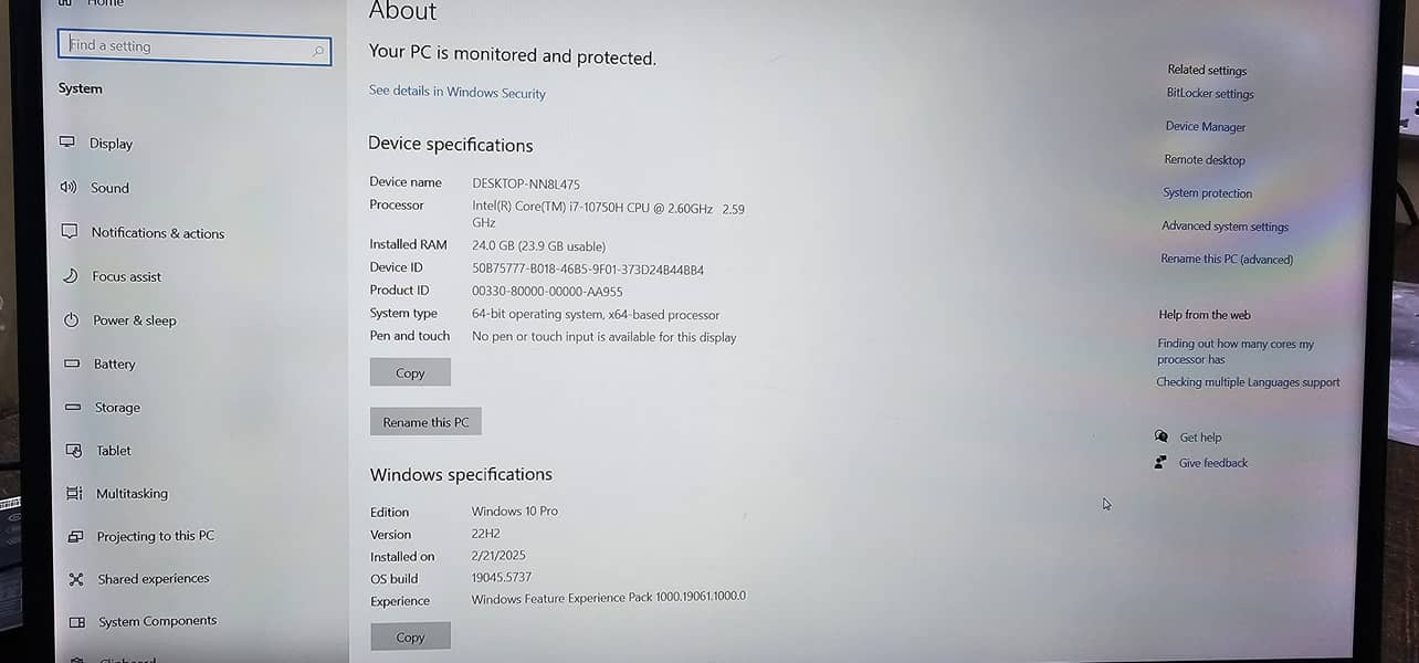 Lenovo Legion 5 | Intel Core i7 10th Gen | 24 GB RAM | 256 GB NVMe 0