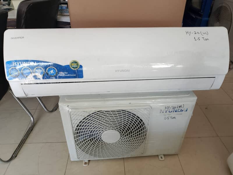 Hyundai 1.5 ton dc inverter Hy20UC year warranty(0306=4462/443)ufff 1