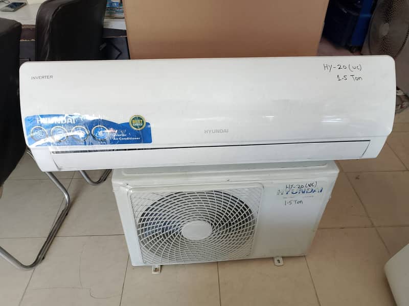 Hyundai 1.5 ton dc inverter Hy20UC year warranty(0306=4462/443)ufff 2