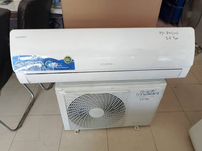 Hyundai 1.5 ton dc inverter Hy20UC year warranty(0306=4462/443)ufff 3