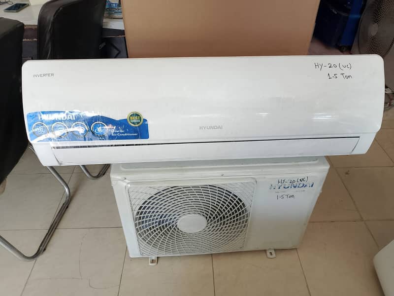 Hyundai 1.5 ton dc inverter Hy20UC year warranty(0306=4462/443)ufff 4