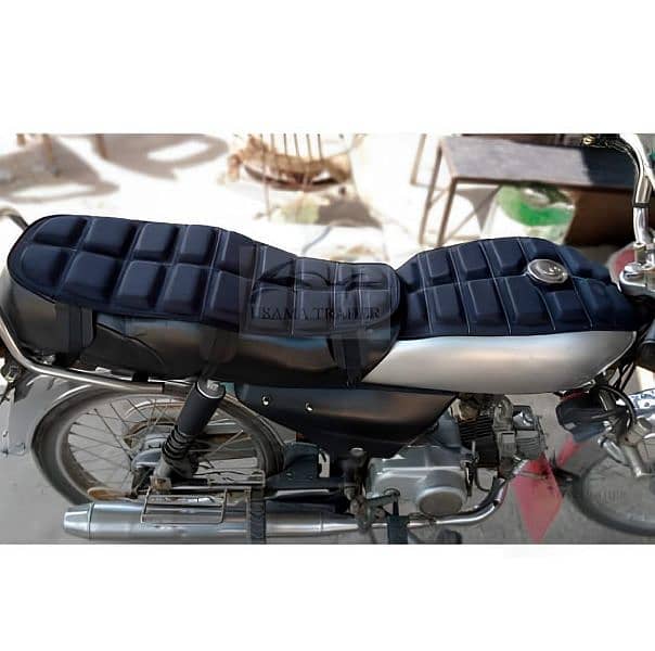 comfortable bike coshion seat 2pc waterproof sheet tank protector 1