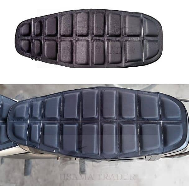 comfortable bike coshion seat 2pc waterproof sheet tank protector 3