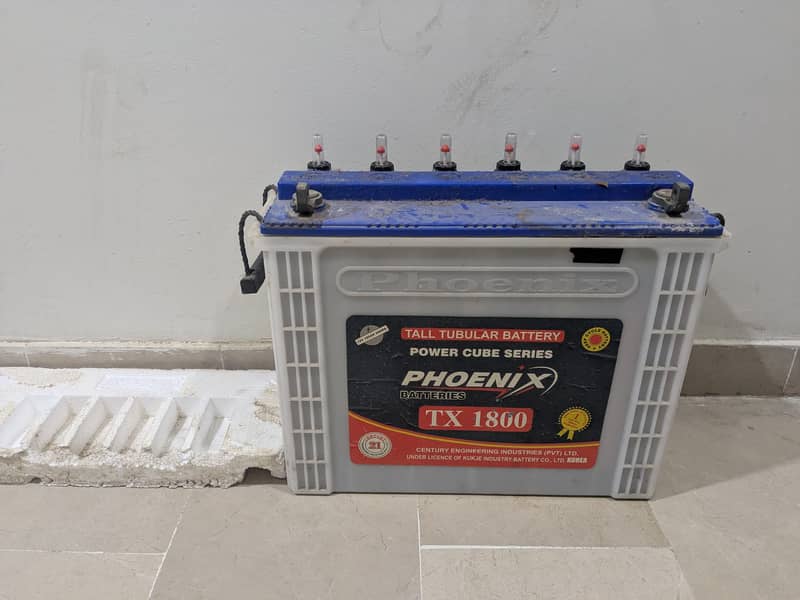 Tabular battery . 0