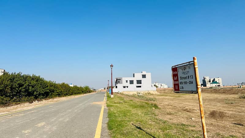 Good Location Corner Premium Plot Available For Sale In Lake City Sector Golf Estate 2 7
