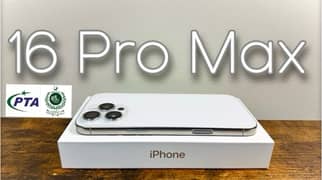 Apple iPhone 16 Pro Max White Titanium![100% Battery Health]