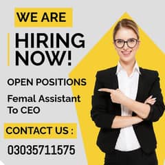 Female Executive Assistant to CEO