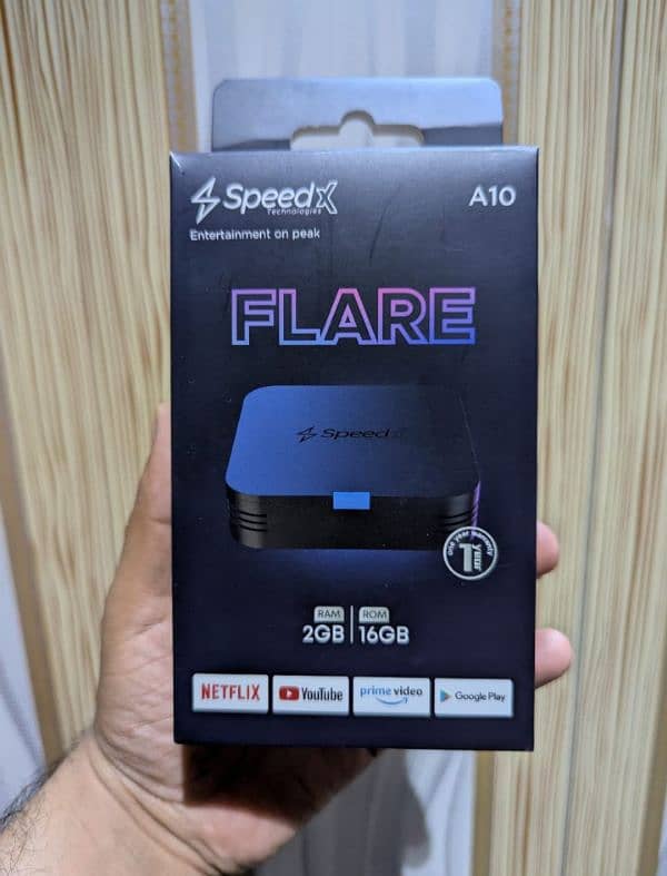 Speedx Flare A10 Quad-core Arm Cortex 4k Smart Tv Box 2gb+16gb 0