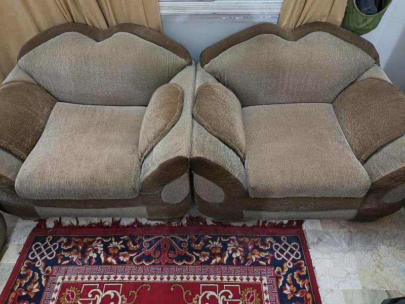 5 Seater Sofa Set Premium Vintage Design 2