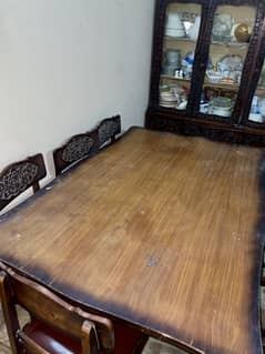 Dining tables with 6 chairs urgent sale