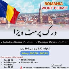 Romania Work Visa - Work Permit Available For Romania - Romania Visa