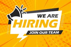 Hiring Data enter, developer, Digital marketer, grapic designer