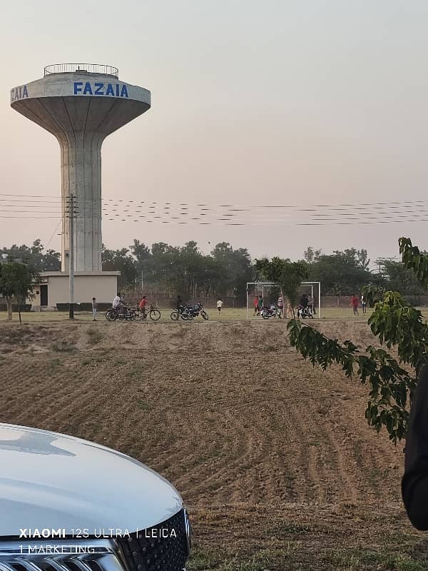 10 Marla prime plot for sale near park and main boulevard. 6
