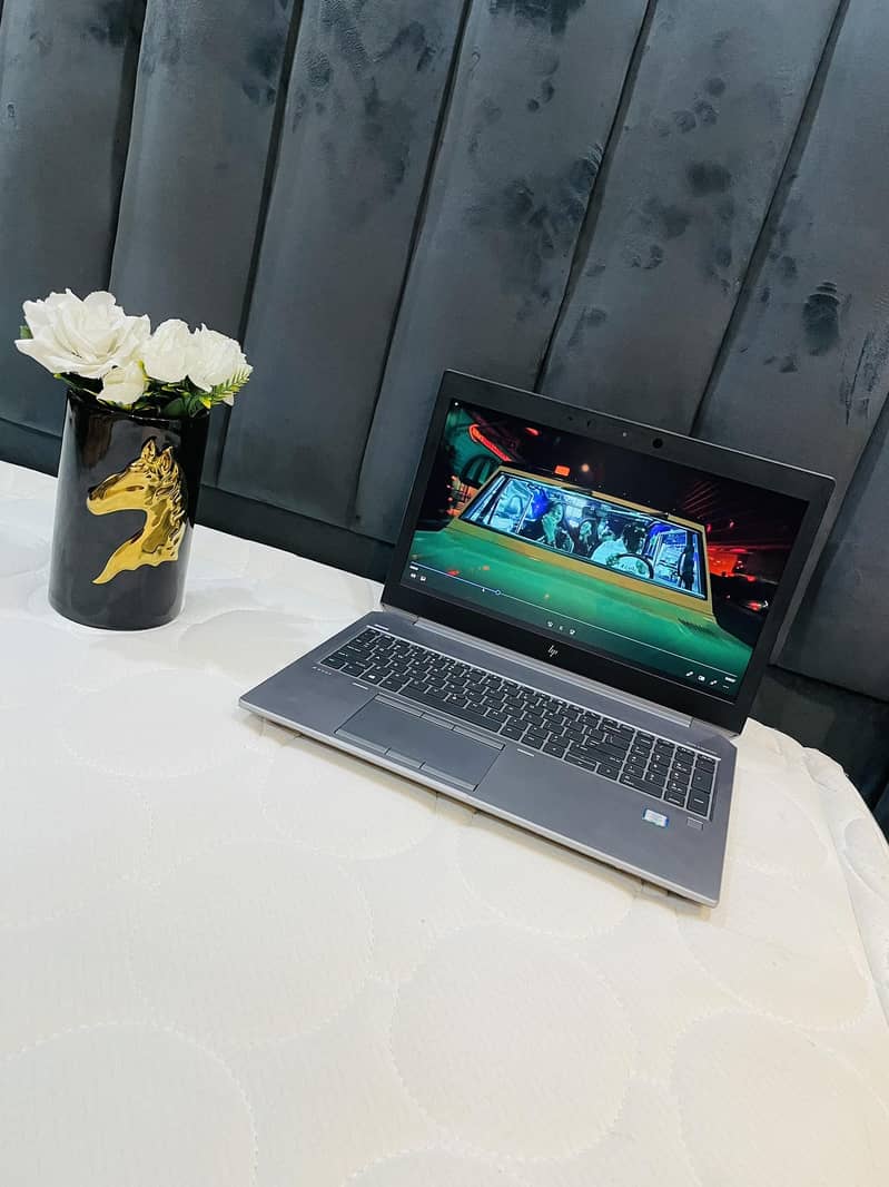 Hp Zbook Workstation Core i7 HexaCore 8th Gen 4GB Card SSD 512GB/16GB 8