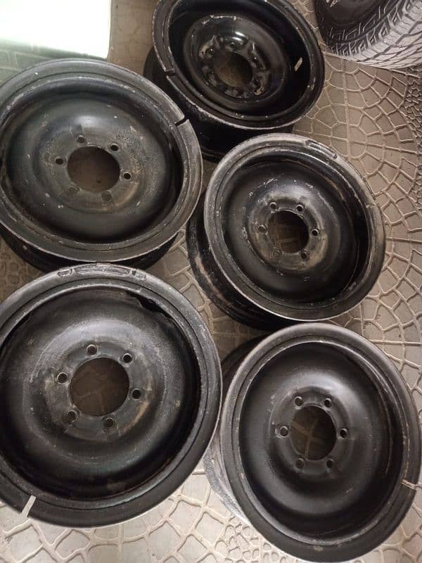 fj40 rkr orignal aluminum rim 2