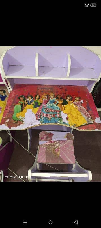 2 sets of writing tables 1