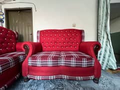 single double triple sofa set with three tables new condition