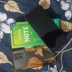 Infinix note 10 pro with all accessories 8/128