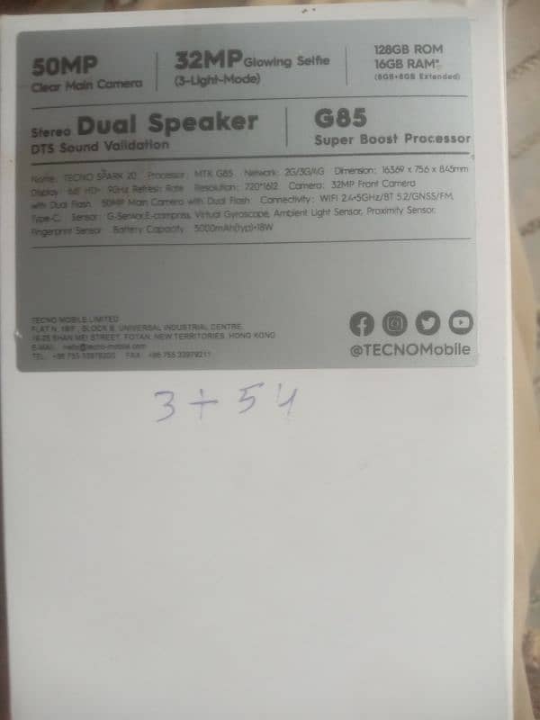 Tecno Spark 20 for sale 4