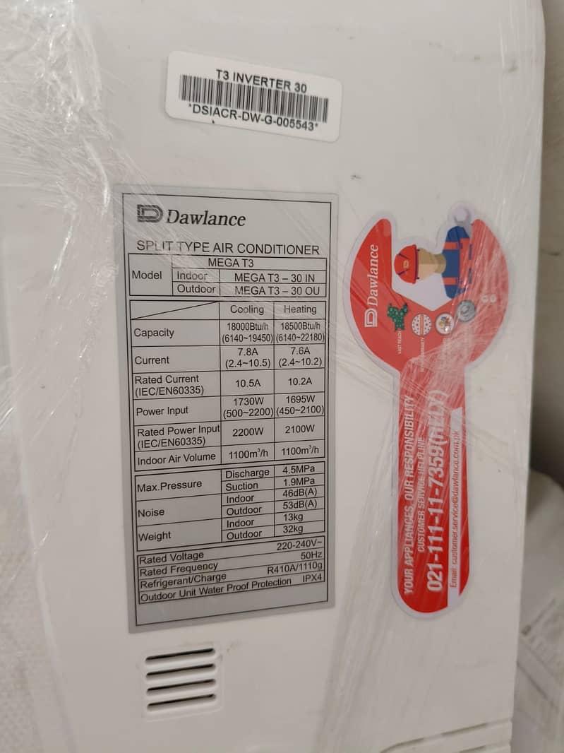 Dawlacne T3 1.5 ton dc inverter   year warranty(0306=4462/443)ufff 5
