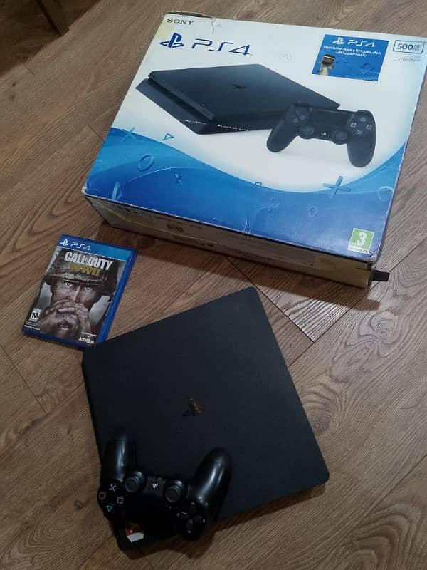 playstation 4 slim neat and clean condition up for sale 2