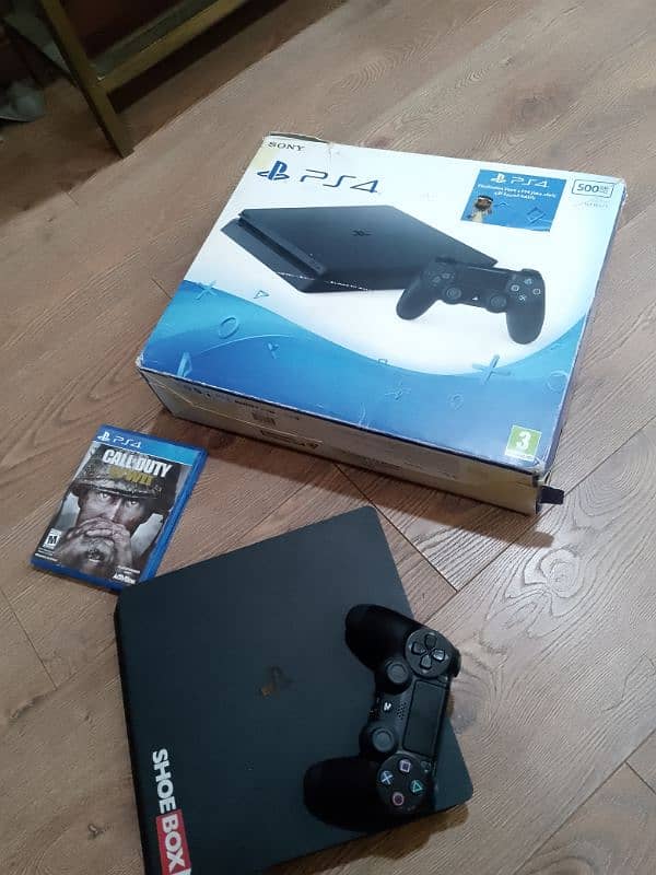 playstation 4 slim neat and clean condition up for sale 3