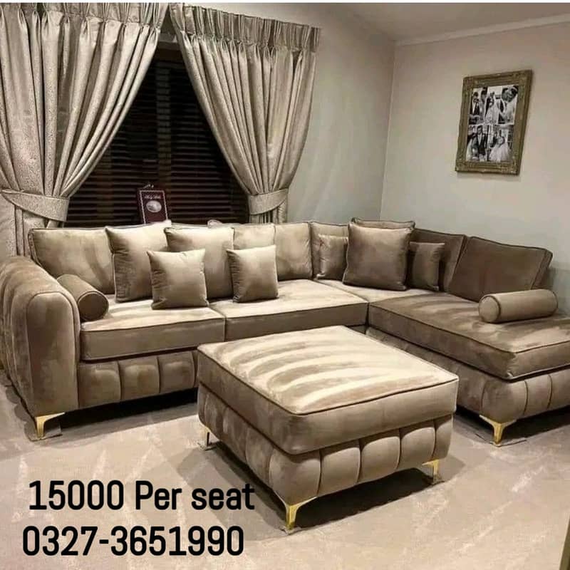 L shape sofa / sofa set / 5 seater sofa / 7 seater sofa 6