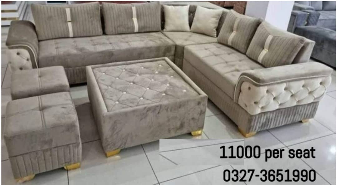 L shape sofa / sofa set / 5 seater sofa / 7 seater sofa 11