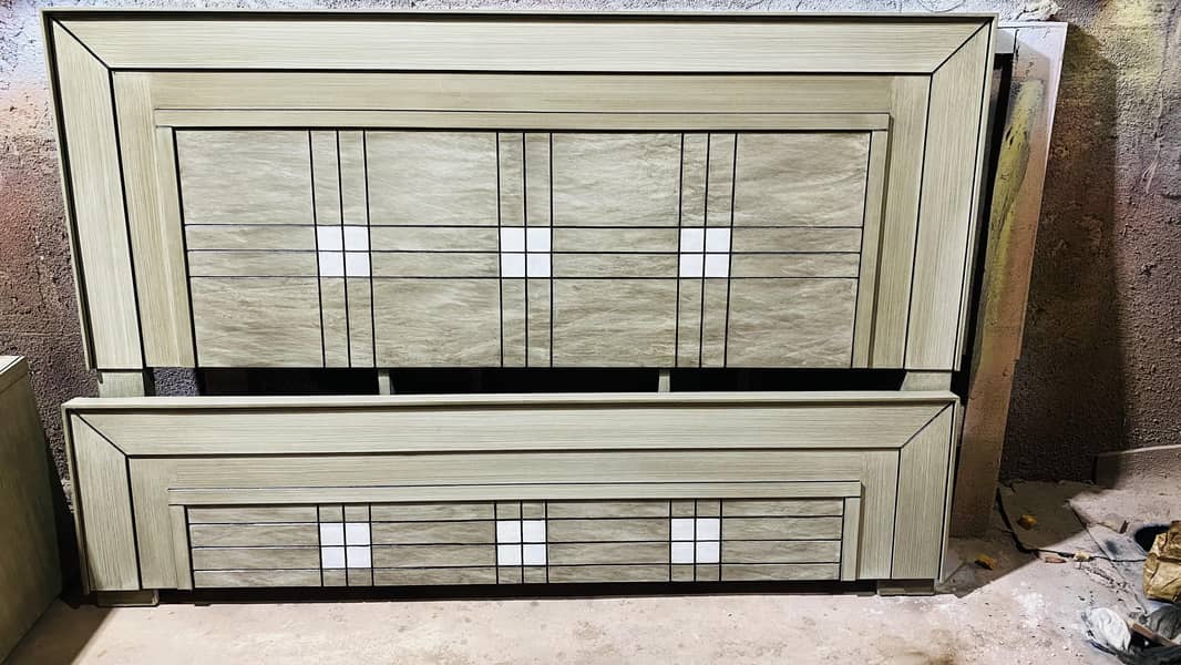 •Deco Paint Finish King Size Double Bed 1