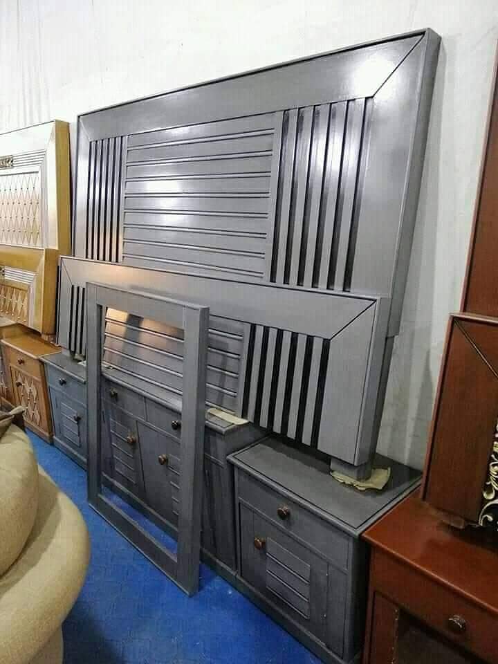 •Deco Paint Finish King Size Double Bed 13