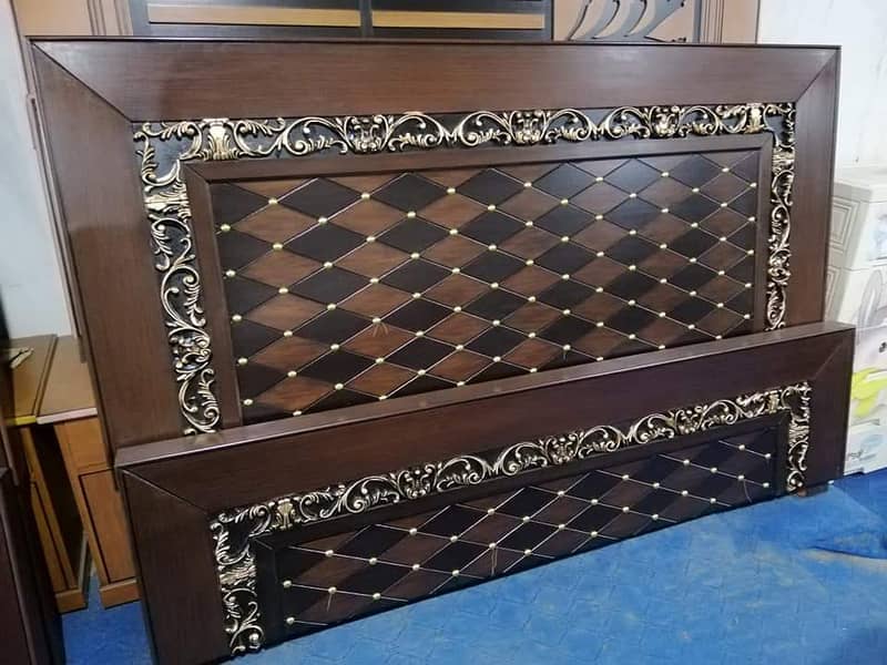 •Deco Paint Finish King Size Double Bed 14