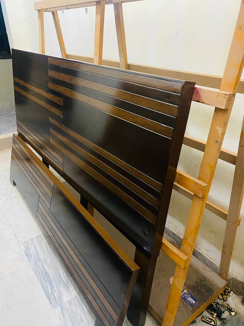 •Deco Paint Finish King Size Double Bed 16