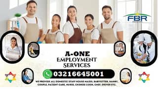 Maids / House Maids / Chef / House Cook / Baby Sitter maid available