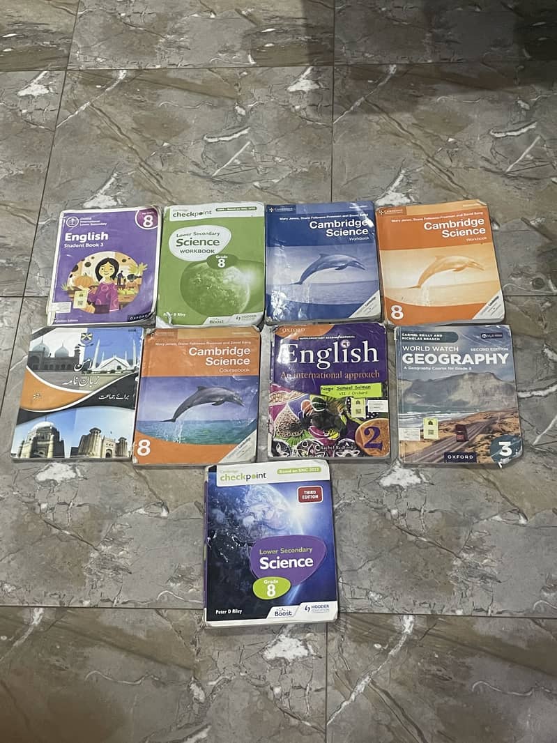 O level,A level nd class 8 and 7 bundle of books and past papers,notes 1
