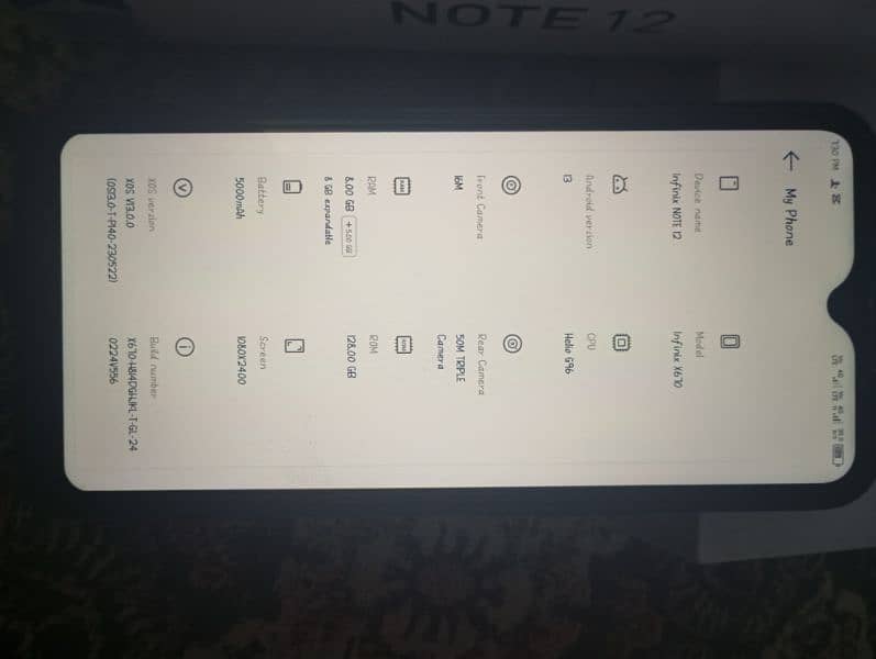 Infinix Note 12 AMOLED display broken and simple pannel install. 4