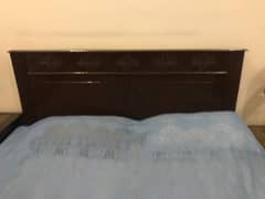 bed with spring matress