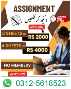 *Home BASED ASSIGNMENT WRITING jOb Available*